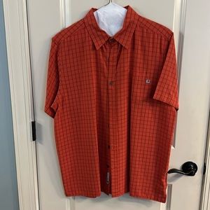 Mens Marmot button up short sleeve shirt size XL